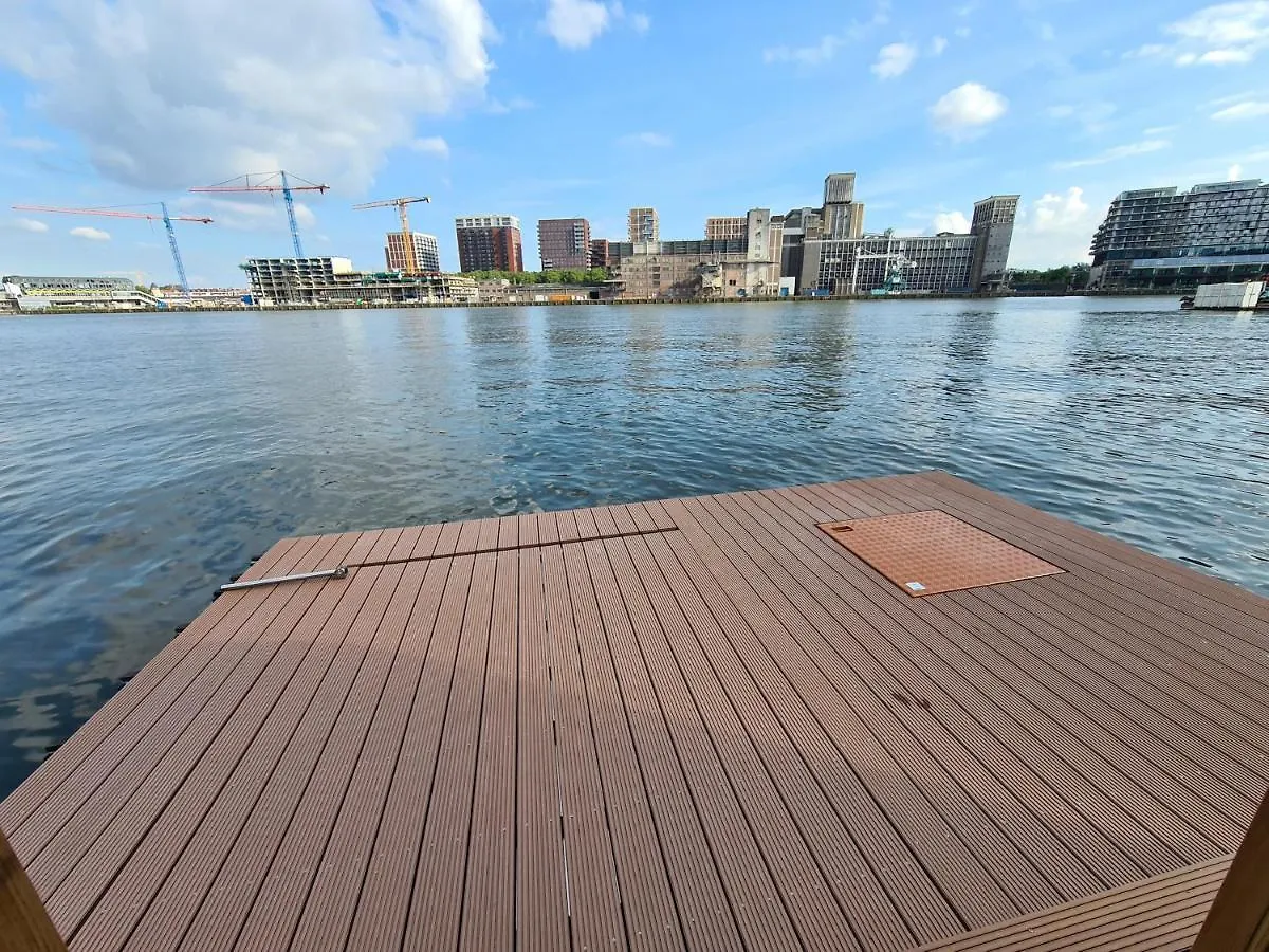 הוילה Wikkelboat Nr5 At Floating Rotterdam Rijnhaven הולנד