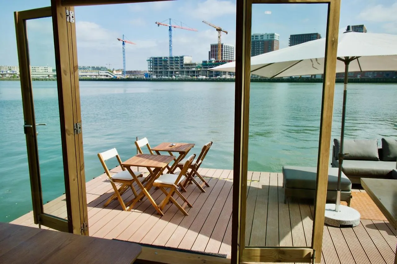 הוילה Wikkelboat Nr5 At Floating Rotterdam Rijnhaven בית נופש